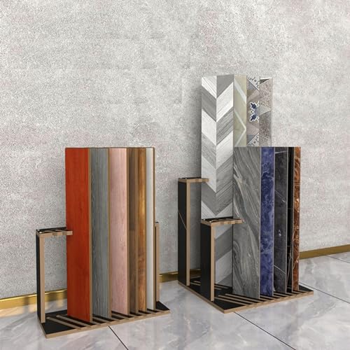 Support d'échantillons de carrelage robuste pour organiser 10 plaques de porcelaine - 5