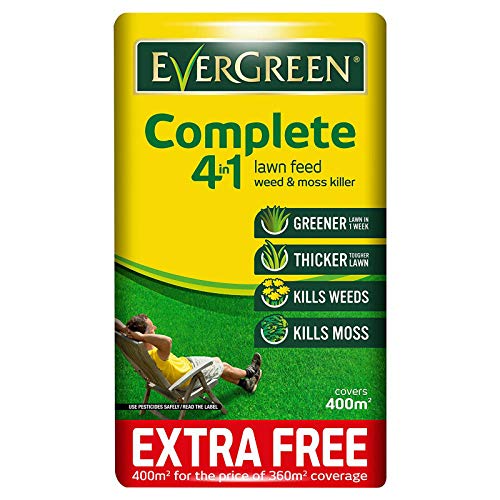 Pump Gun High Performance Complete 4 In 1 Lawn Food, Weed & Moss Killer - 400 m2 Fertiliser (1)