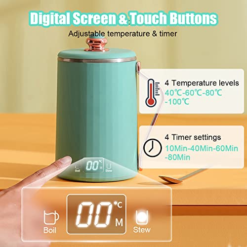 WOOLALA Tetera Eléctrica Multifunción 450ML 110V miniatura 5