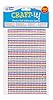 PHILIPS Baker Ross AW160 kristallglitterstenar, för kort, scrapbooking, pyssel för barn, 900 stycken, sorterade #2