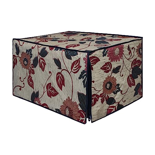 Image of DREAM KING Stylish Design & Printed Microwave Oven Cover Full Closure |waterproof & Dustproof Oven Cover Suitable for All Models - Multicolour SA03