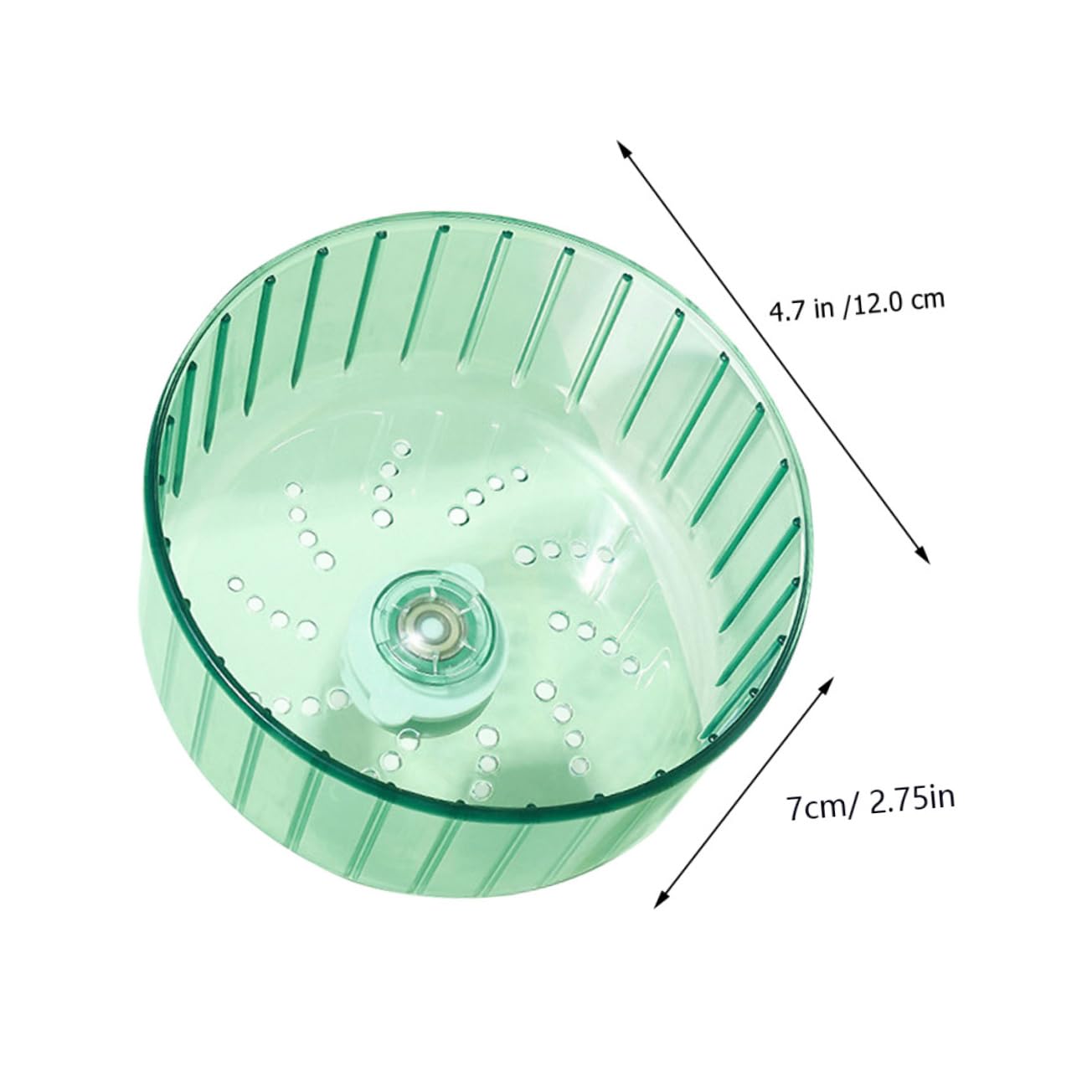 Yardwe Silent Hamster Wheel for Pets Compact Exercise Wheel with Stable Base Design for Hamsters Gerbils and Chinchillas Retro