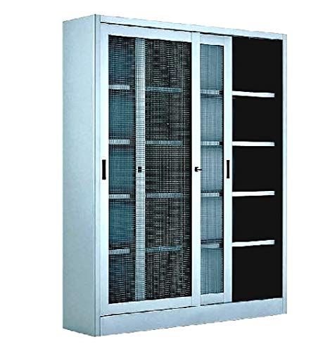 Armadio in Metallo Ufficio/Archiviazione Ante Scorrevoli in RETE (180X45X200H)