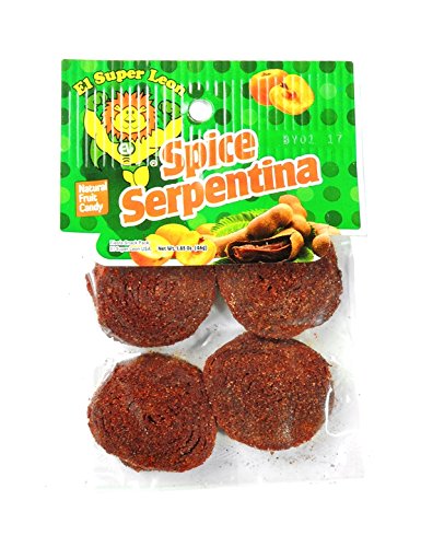 El Super LeonPeg Spice Serpentina, Count 12 (1.65-oz) - Sugar Candy/Grab Varieties & Flavors