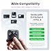 YDW Bluetooth Remote Control for DJI Osmo Action 6/Osmo Action 5 Pro/Action 4/DJI OSM0 360 Cameras, Wireless 50M Remote Control Range Smart Action Accessories