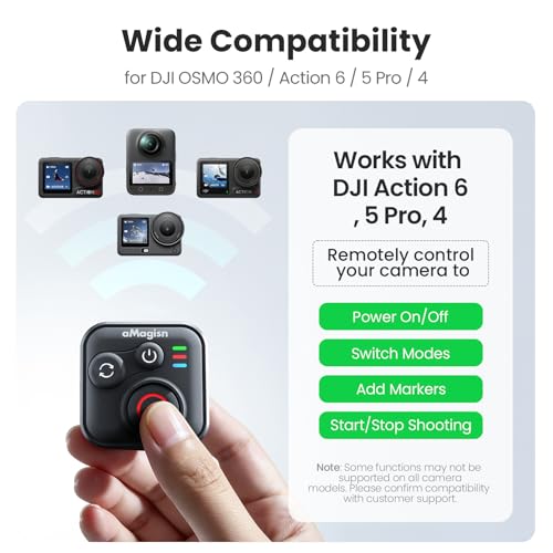 Télécommande Bluetooth pour DJI Osmo Action 5 Pro éliminant les flous - 6