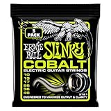Ernie Ball Regular Slinky Cobalt Electric Guitar Strings 3-pack, 10-46 Gauge (P03721)