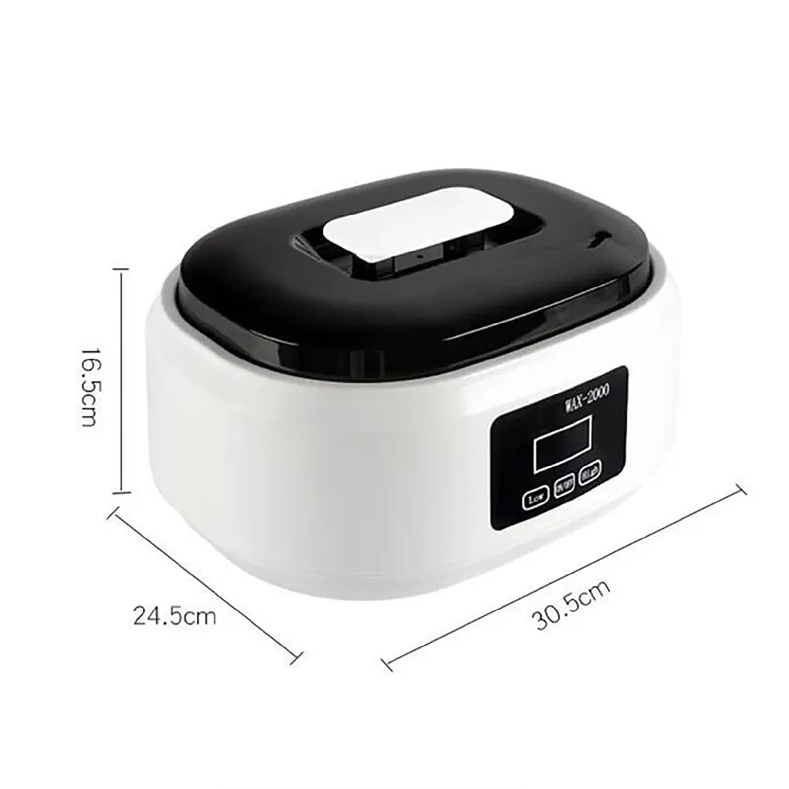 ERICAT Calentador De Cera De Parafina, Máquina De Cera De Parafina con Control Táctil LED, Temperatura Ajustable De 2 Engranajes Y Conmutación Alta-Baja, Fusión Rápida, para Tratamiento De Artritis