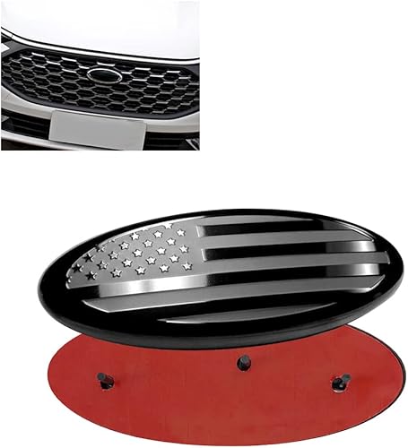 Miniatura 8 de HIBEYO Emblema de 9 pulgadas apto para Ford 04-14 F150 F250 F350, 11-14 Edge, 11-16 Explorer, 06-11 Ranger, 07-14 Expedition, emblema de diseño de