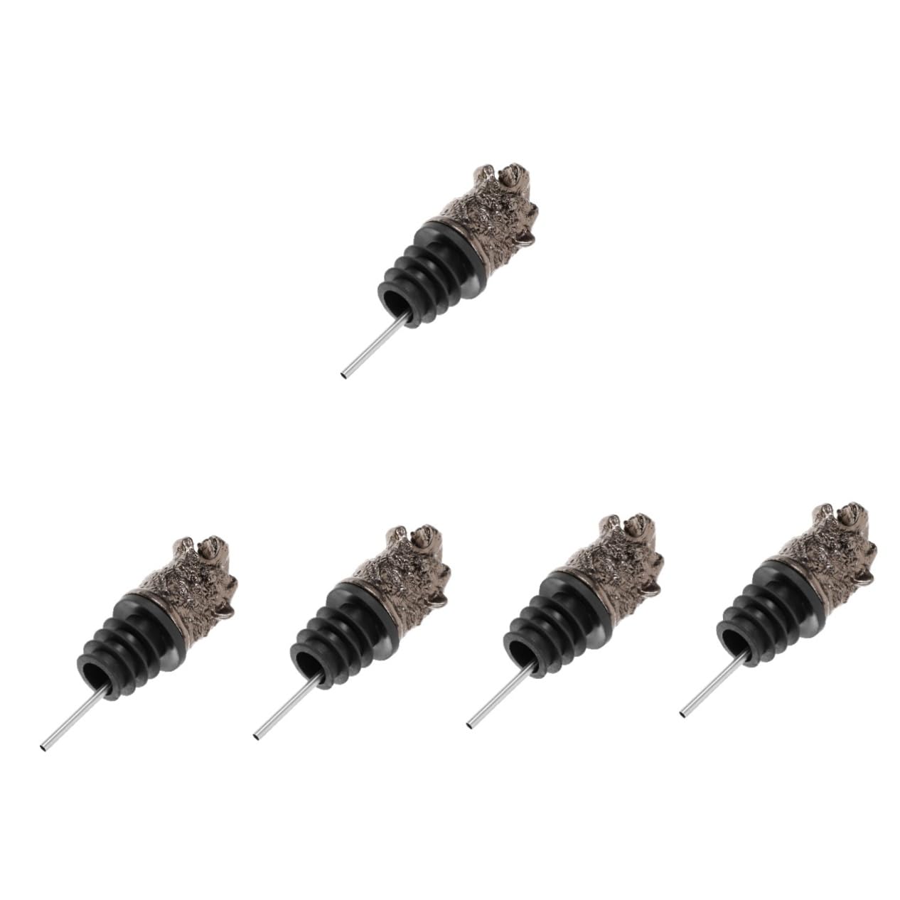 HANABASS 5pièces Verseur à Design Tigre Bec Verseur Pour Bouteilles De Accessoire Pratique Pour Et Célébrations