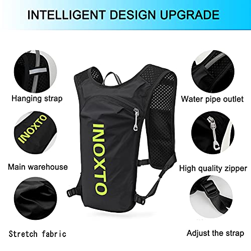 image for INOXTO Running Hydration Vest Backpack,Lightweight Insulated Pack with