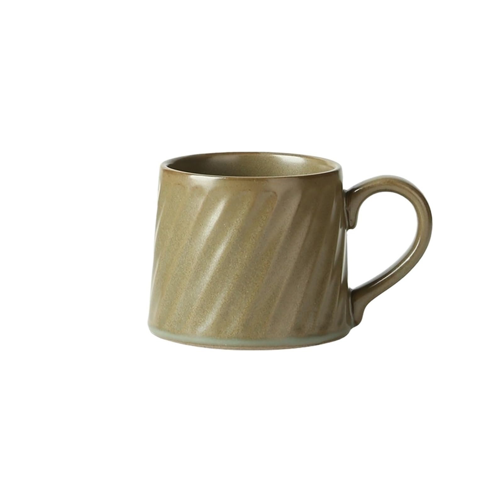 LIBANGRONG-888 Mugs Retro Ceramic Striped Cup Mug Afternoon Tea Milk Coffee 300ml Milk Tea Cup