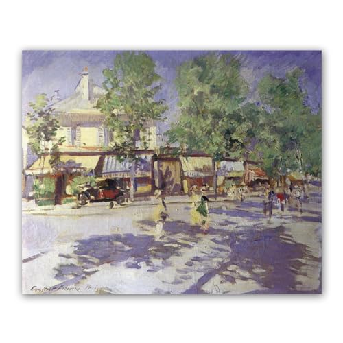 Reproduction de tableaux célèbre pour habiller un mur vide | Toile Paris 40x50cm sans cadre