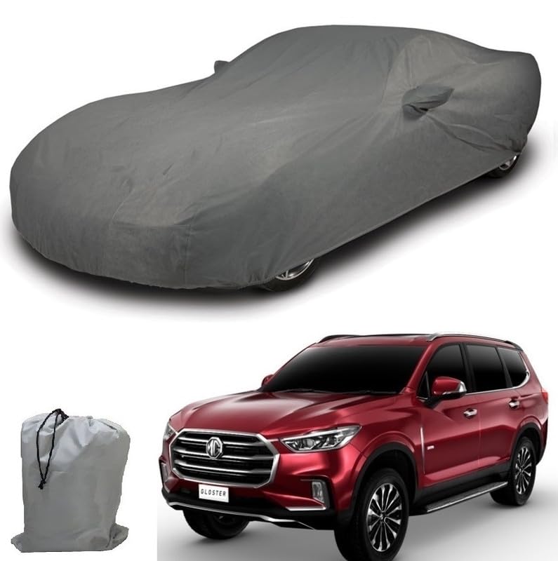 Image of ARCUATE Triple Layer Custom fit Car Body Cover for MG Gloster |Top Layer Dustrproof | Middle Layer Waterproof | Bottom Layer Scratch Protection | Outdoor Indoor Fabric