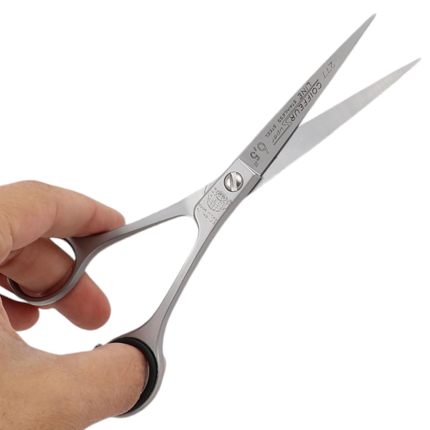 Kiepe 277 Coiffeur Super Line forbice professionale per capelli 6,5 pollici in acciaio inox per lavori rapidi e uniformi, ideale per utilizzo continuo in salone Made in Italy