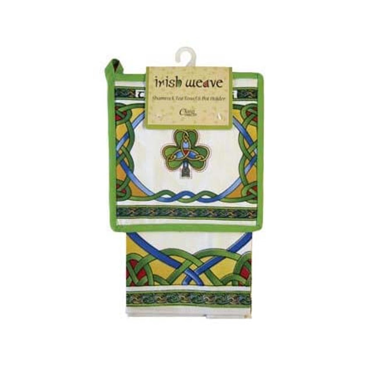 Irish Weave T-Towel and Pot Holder
