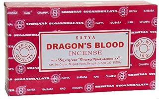 Satya Champa Dragon's Blood Incense Stick, 12 Count,Grey