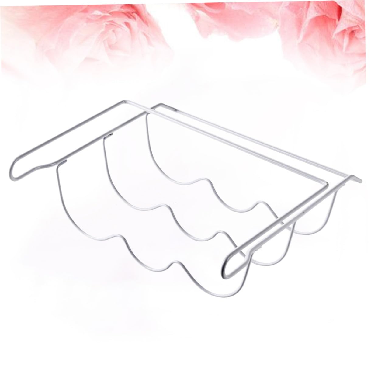 OUNONA 1pezzi Scaffale Porta Birra in Ferro per Frigorifero Organizzatore per Bottiglie di Birra Scaffale da Cucina per Conservazione e Stoccaggio