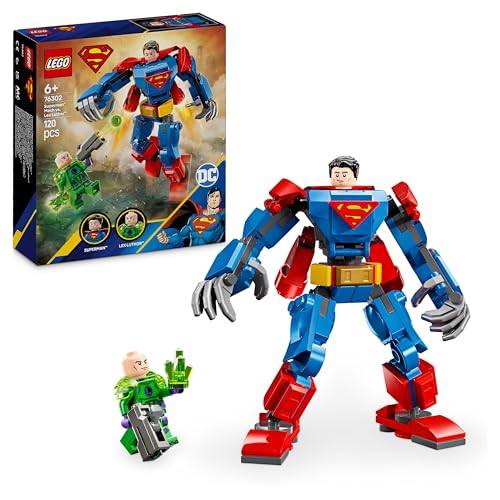 LEGO DC Armadura Robótica de Superman vs. Lex Luthor Juguete de
