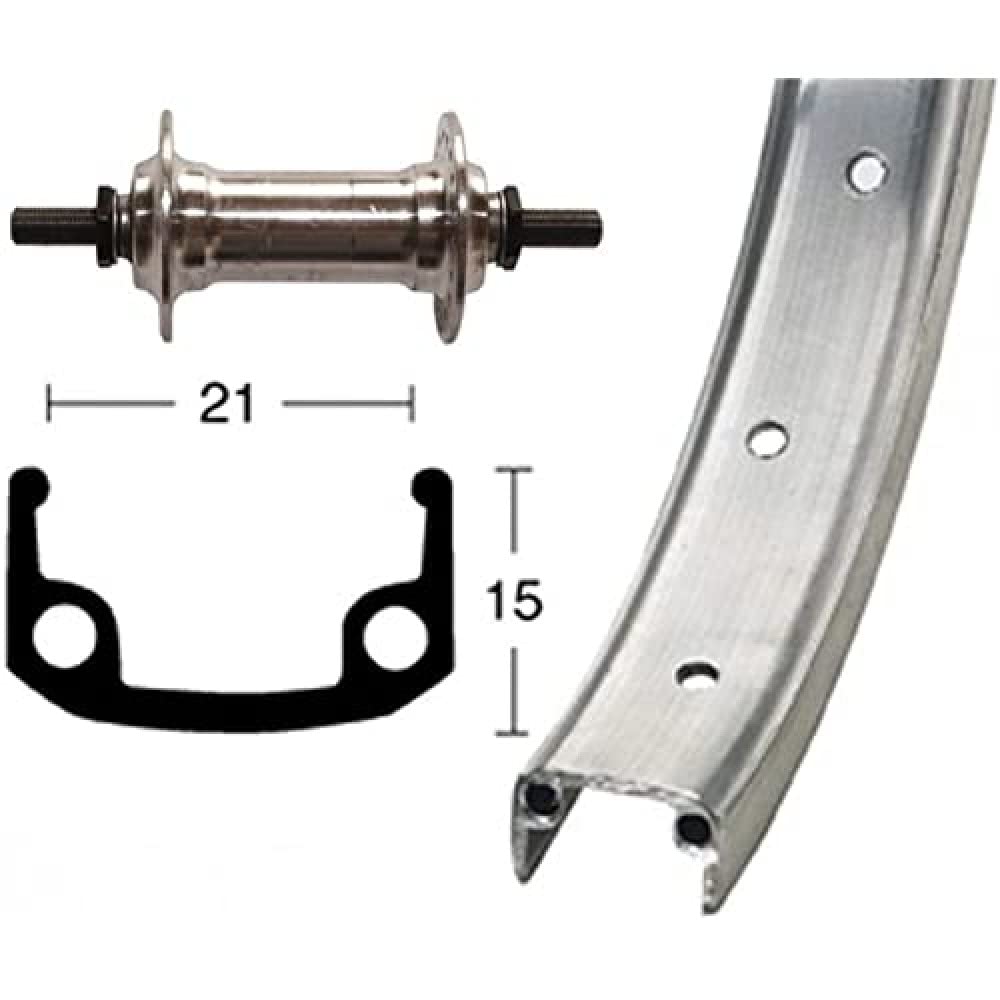 Winora Bicycle disc-2142069000 Bicycle disc Black/Silver 26x1.9