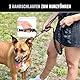 Joggingleine Mit Bauchgurt für Grosse und Mittelgroße Hunde Bis 60 kg - Laufgurt Zum Joggen Mit Bungee Leine - Canicross Gürtel/Leine