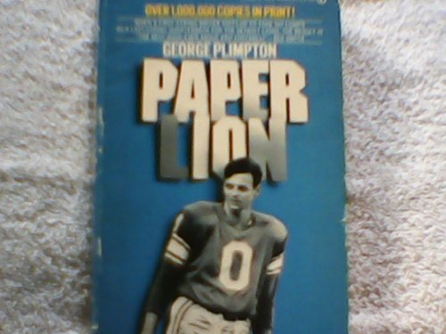 Paper Lion 0451060296 Book Cover