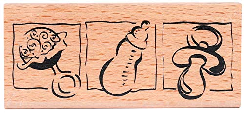 MTD Tampon en Bois Naissance - Graine créative