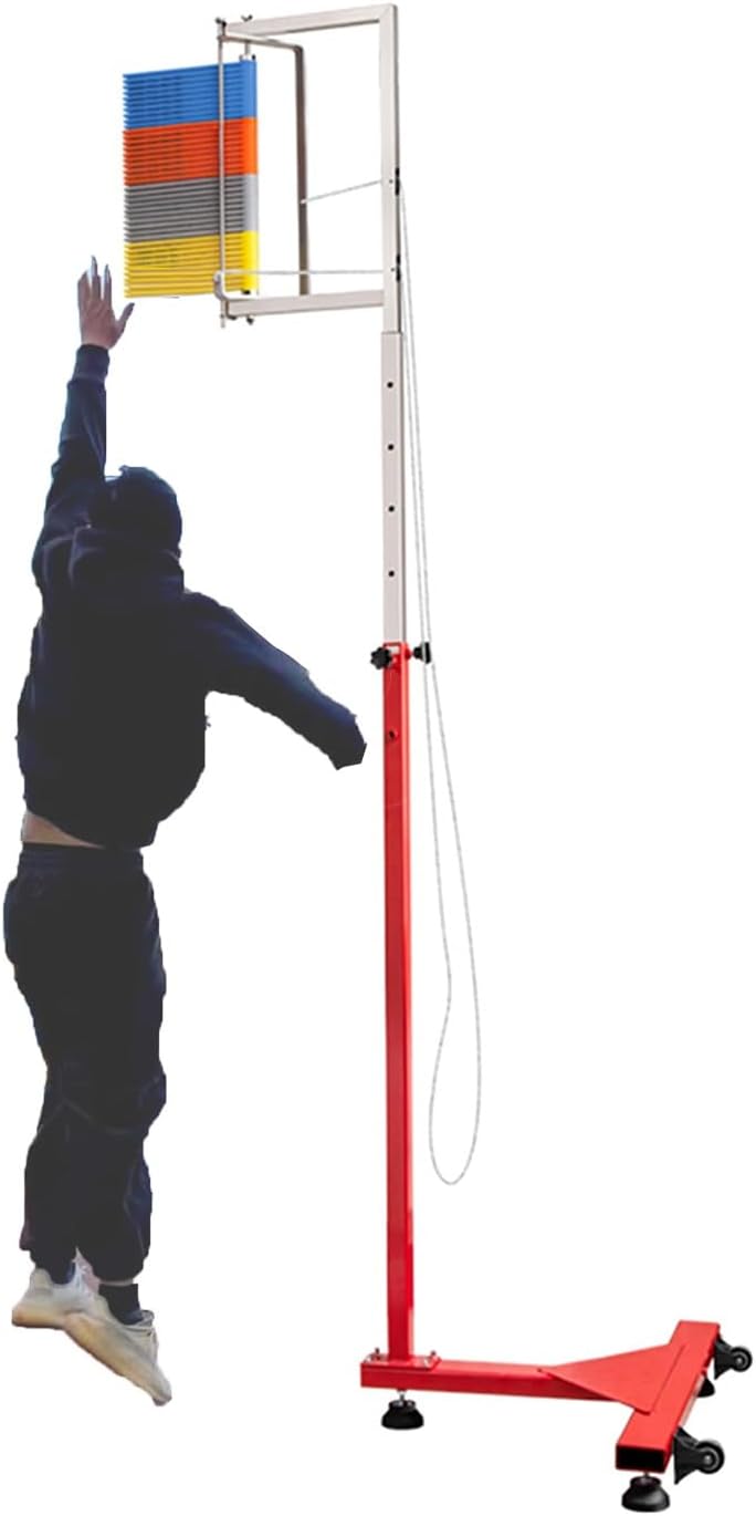 Vertical Jump Tester,Vertical Jump Training Equipment Tool,Adjustable Height 170-360cm,for Adult Teen Volleyball Basketball Jump Measurement Tools