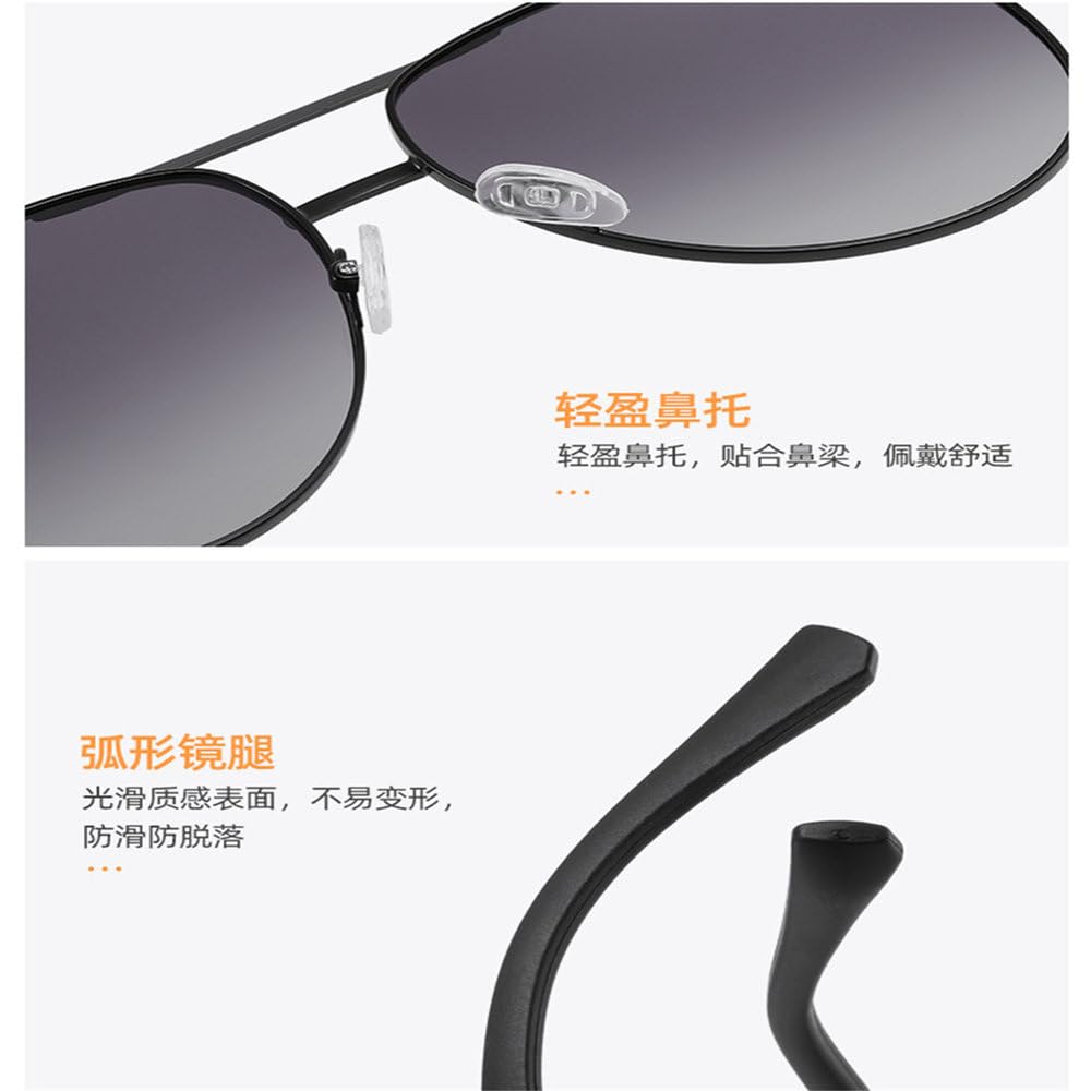 Gafas de sol polarizadas de ciclismo para hombre, elegantes, con protección UV para viajes al aire libre, fotografía callejera y conducción.