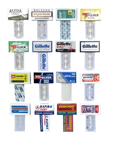 Quality Double Edge Razor Blade Sample Pack (1x each)