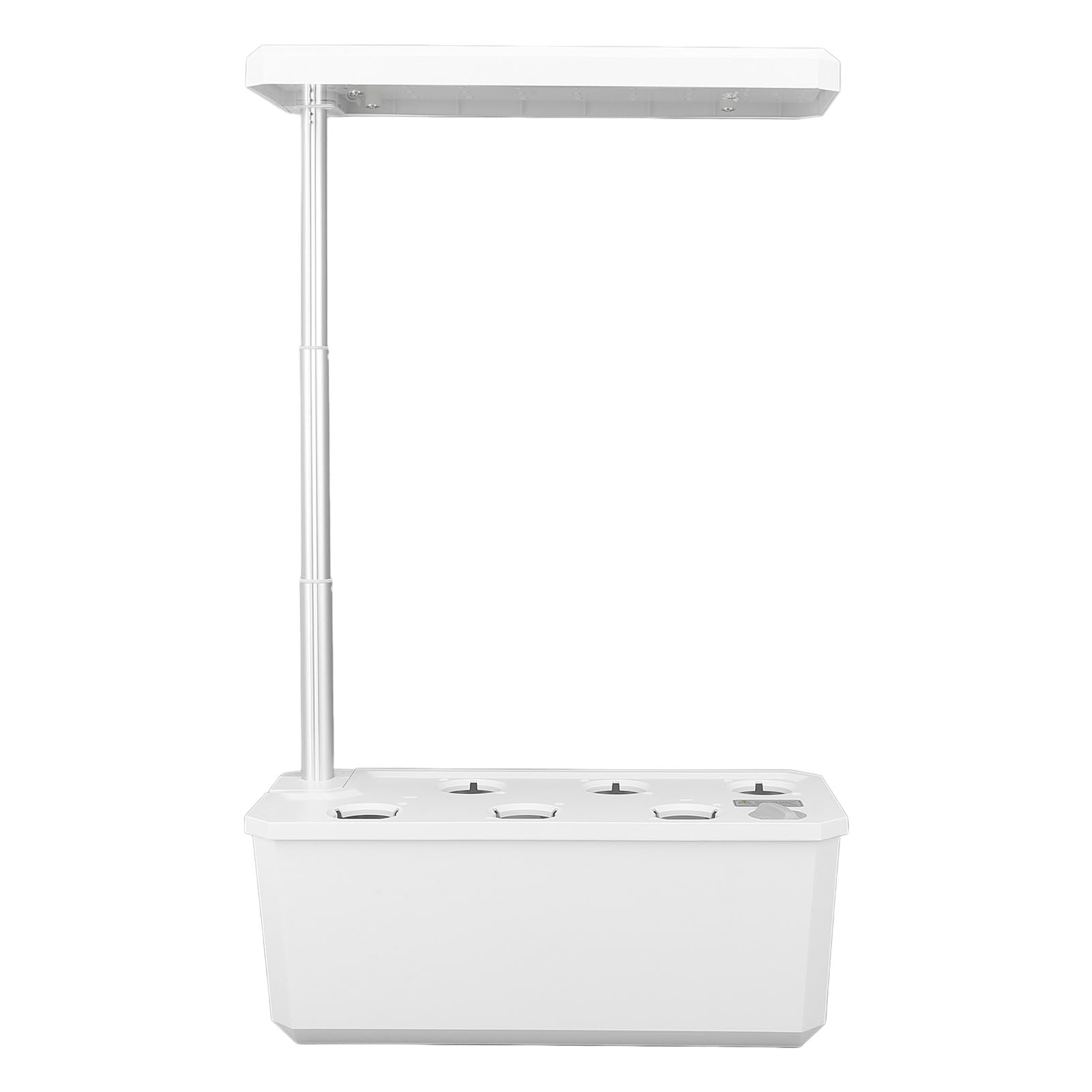 de Cultivo Hidropónico con Luz LED, Control Automático, Máquina Inteligente de Plantación para Jardín de Hierbas de Interior (WHITE)