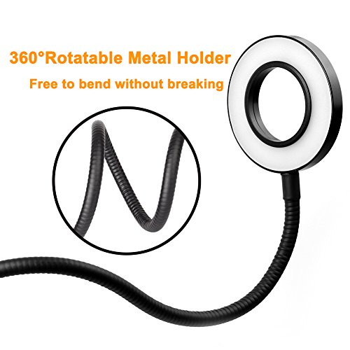 KINDEEP Luminoso Selfie Light Ring, Lampada Selfie...