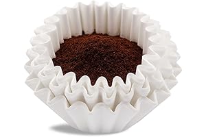 Coffee Filter #4 Enhanced Filtration 100-Count Cone Coffee Filter for 8-12 Cup Coffee Machines
