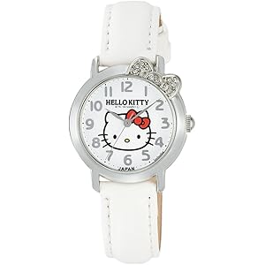 HELLO KITTY 腕時計 ブラック チェック柄 Amazon.co.jp: [シチズンQ&Q] 腕時計 キューアンドキュー