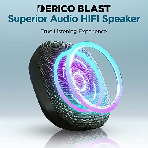 Derico Blast Bluetooth Conference Speaker With Microphone For Teams & Zoom | Loud & Hifi Portable Usb Speakerphone | Noise Cancelling & 360°Omnidirectional Conference Room Microphone And Speaker #TOP2