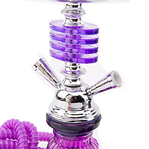 SHDT 11 Zoll Komplettes Shisha-Set Mit 2 Schläuchen Shisha-Kit Mit Shisha-Zubehör, Lila Shisha-Kit – Bild 4