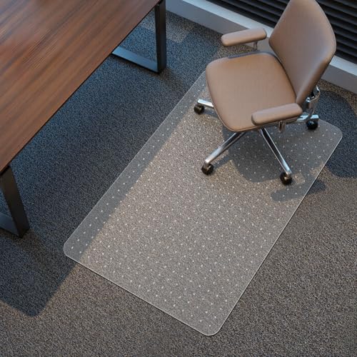 Kuyal Office Chair Mat for Carpet, 32x49 Clear Heavy Duty...