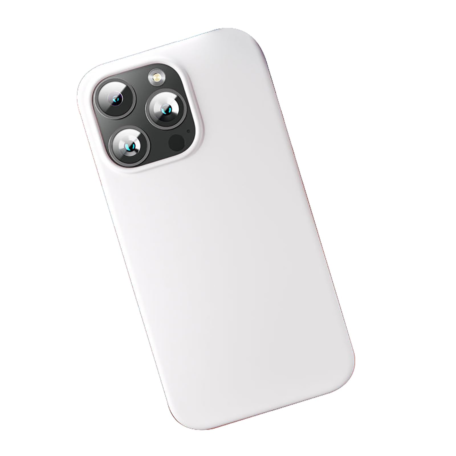 Funda Magnética para iPhone 15/15 Pro/15 Pro MAX, Ultrafina, Ligera, Tacto Agradable A La Piel, Silicona Líquida Genuina, A Prueba De Golpes,15pro MAX,White