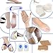 Heel Lift Insoles Silicone High Increase Shoe Inserts Plantar Fasciitis Heel Protector (White)