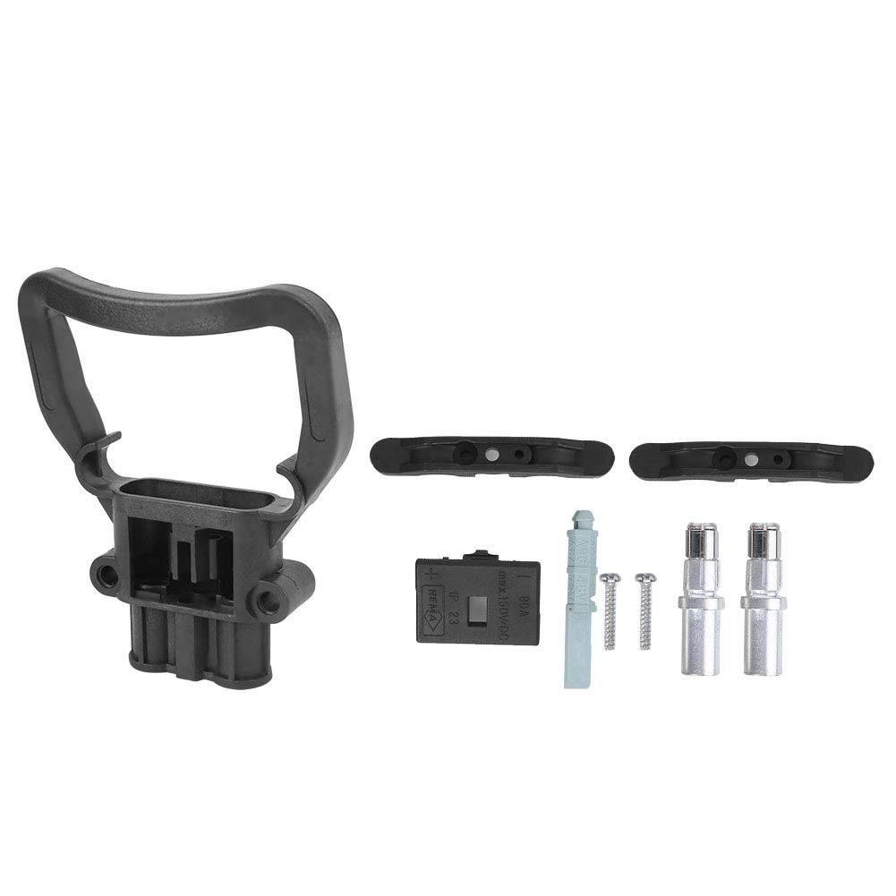 Connettore batteria per carrello elevatore Connettore femmina per cavo di ricarica per veicoli elettrici 80A DC150V((80A))