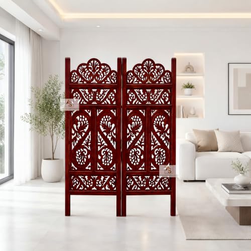 Image of Partition for Living Room,Divider,Partition Wall Divider Screen Separator, Wall Panel Divider for Hall | Bedroom |Office | Puja Room | Restaurant S Design (4 Feet 2 Panel)