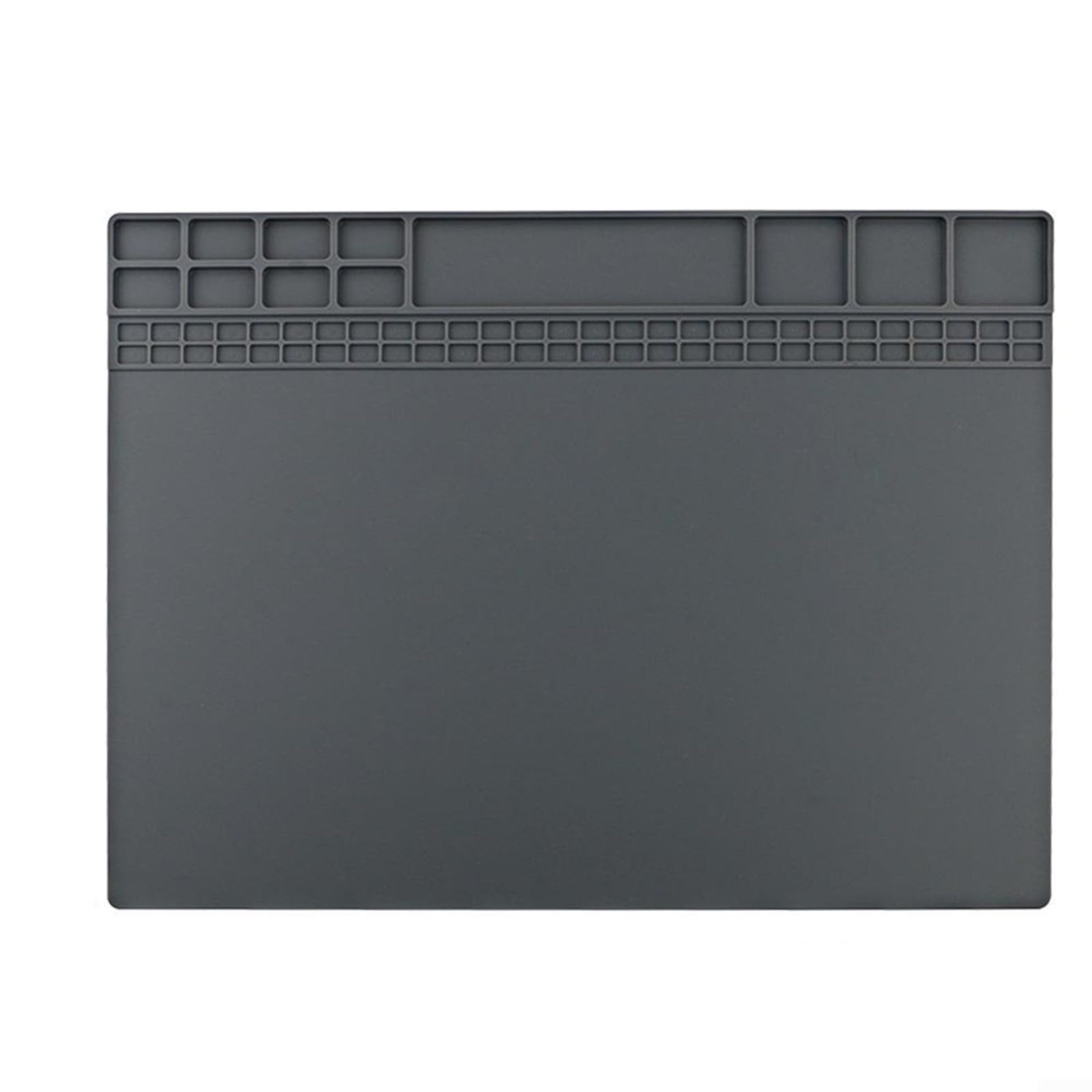 1 x Lötmatte aus Silikon, hitzebeständige Isolierung, 40 x 30 cm, rutschfest, für Lötkolbenreparaturen, Elektronik-Wartung, Mobiltelefone,