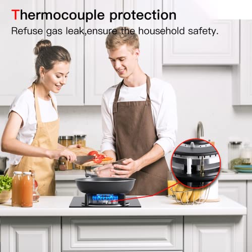 Tempered Glass Gas Cooktop, 12 In Gas Stove Top Gas Cooktop 2 Burners