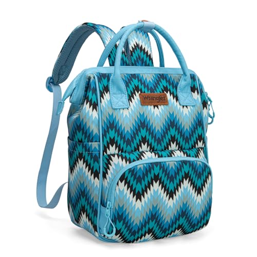 Image of Montana West Wrangler Aztec Callie Diaper Bag Backpack with Stroller Straps Multifunction Baby Travel Bag WG2211-9110JN