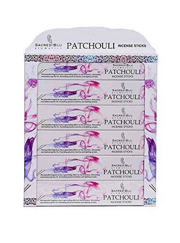 GJ BOON Sacred BLU Aromatics - Varillas de Incienso (pachuli, Hechas a Mano)