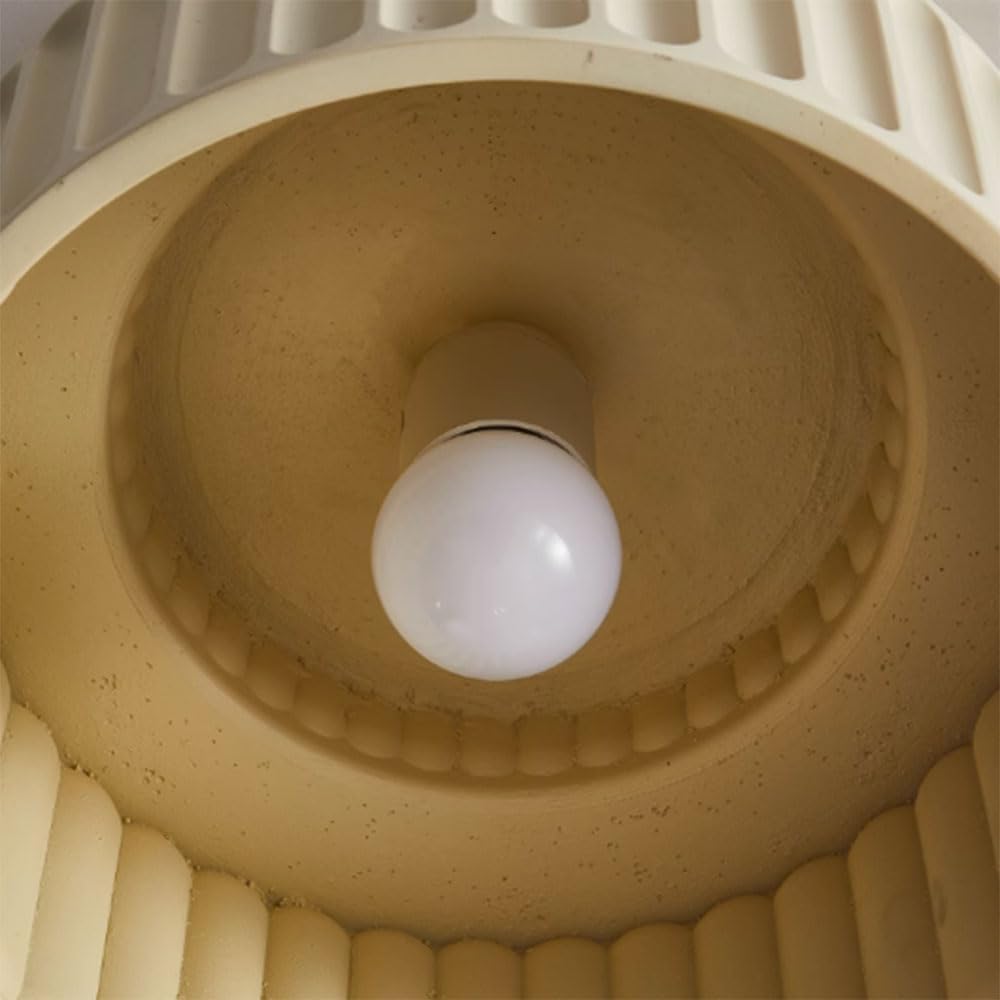 Lampa sufitowa z żywicy nordyckiej Wabi-Sabi Wpuszczana lampa sufitowa Kremowa w pobliżu opraw sufitowych E27 podstawowe oświetlenie sufitowe do szatni mieszkalnej Ganek (kawa mleczna)