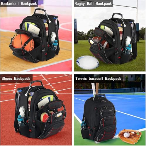 Image of 18.4 Laptop Backpack for Men, 55L Extra Large Gaming Laptops Backpack,TSA Friendly Flight Approved and RFID Anti-Theft Pocket, adult business xl backpack