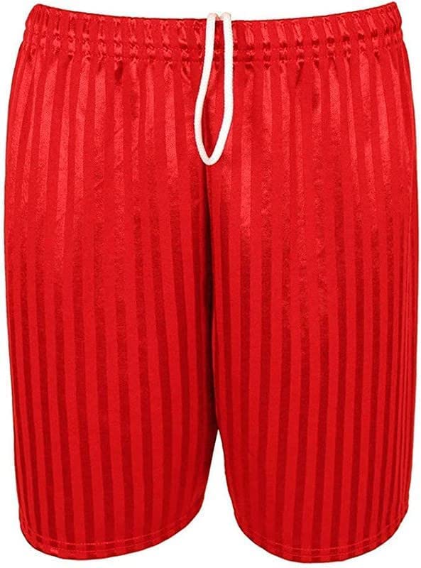 RASH ACCESSORIESMen Women Adults Unisex Summer Striped PE Shorts with Drawstring Used Indoor Outdoor Sports Gym Cycling Football S-2XL Sizes