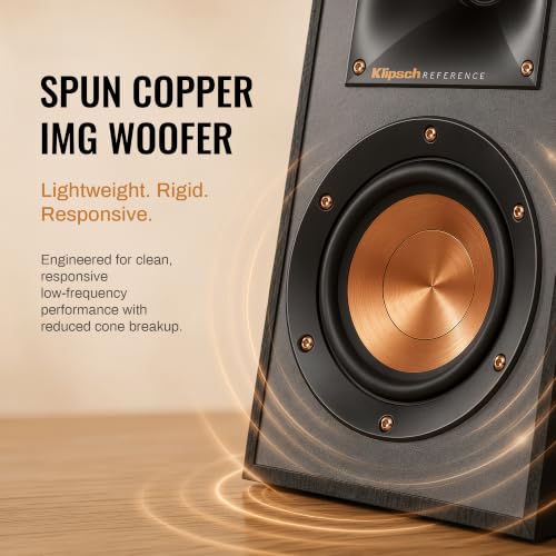 Klipsch R-41SA Powerful Detailed Home Speaker Set of 2 Black - image 6