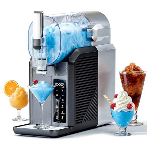 Image of Slushie Machine, 2L /68oz Frozen Drink Maker & Margarita Machine with 6 Presets and LED Display, No Ice Needed Slushy Machine for Home & Party